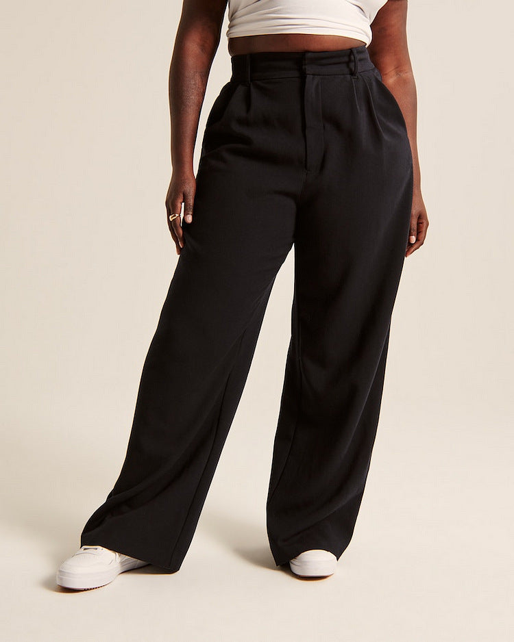 Freizeithose mit hoher Taille