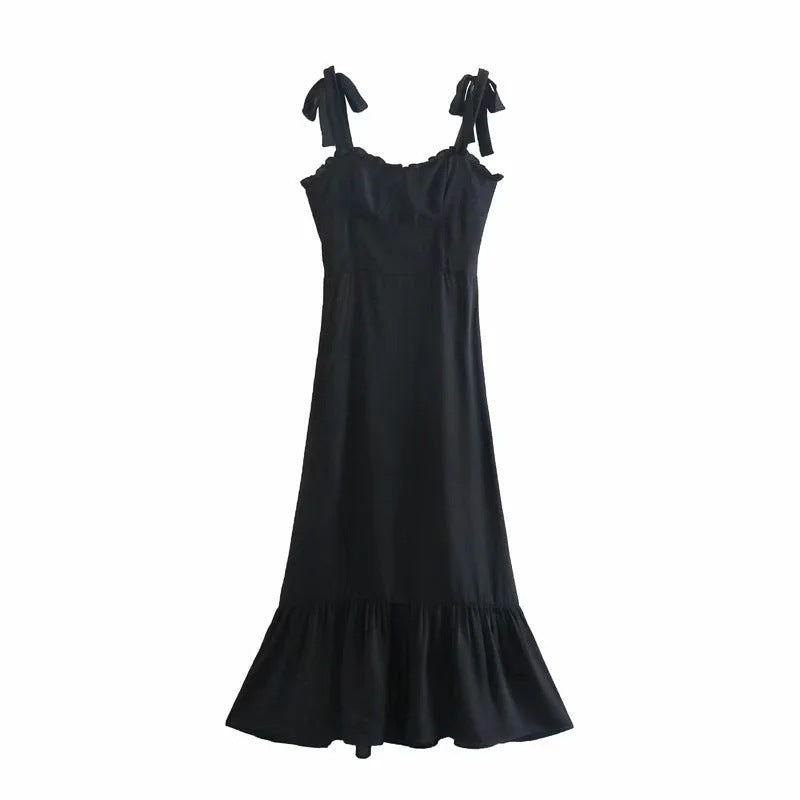 Langes Sling-Kleid aus Porzellan
