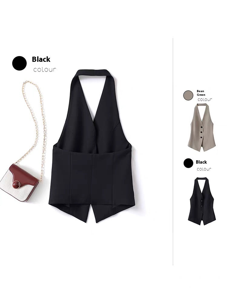 Halter Suit Vest Women