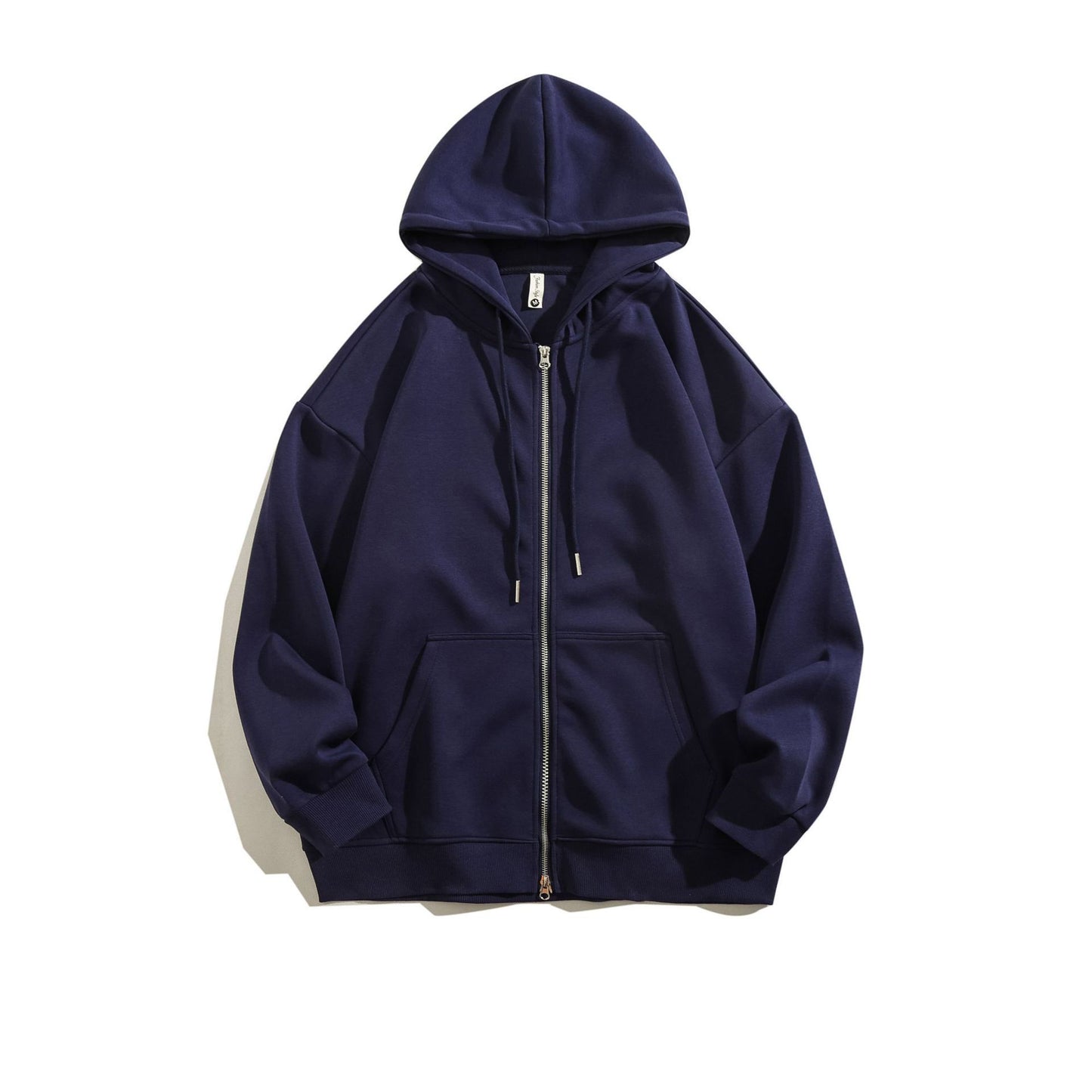 Solid Color Retro Simple Hooded Jacket For Men