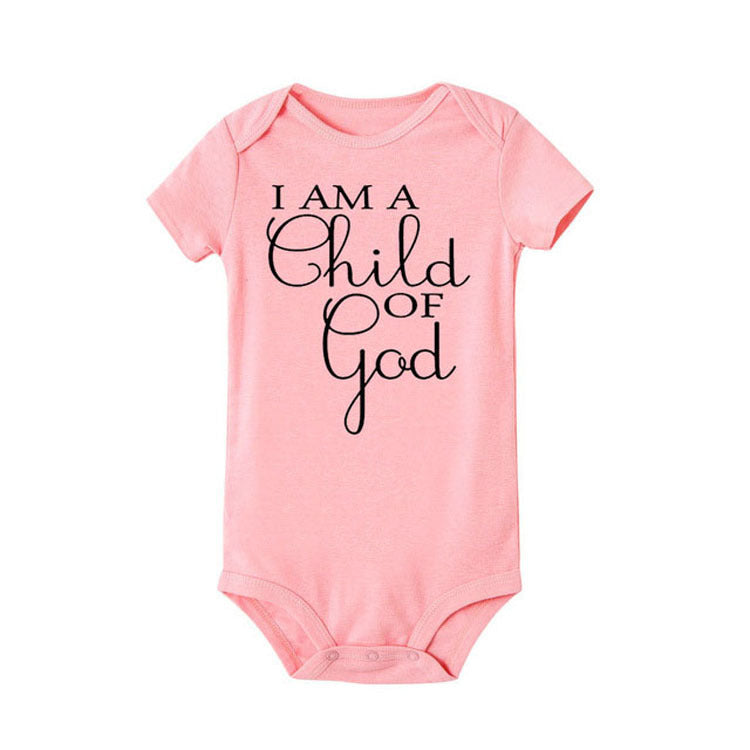 Alphabet Baby Kurzarm Lässiger Baby-Body