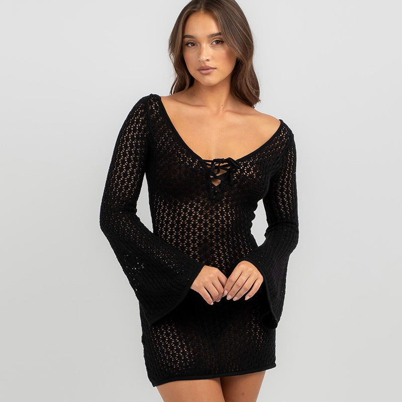 Women's Knitted Bikini Cover ups