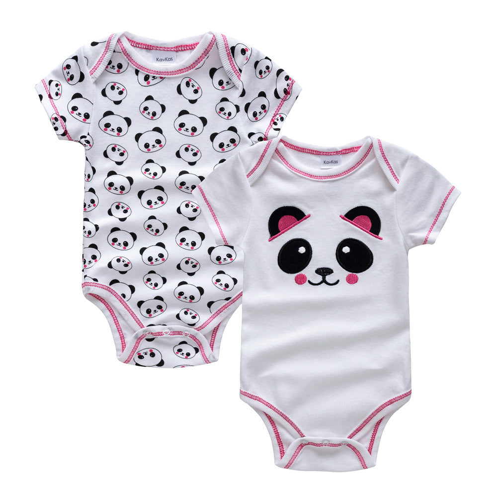 Niedlicher Baby-Strampler mit Tiermuster