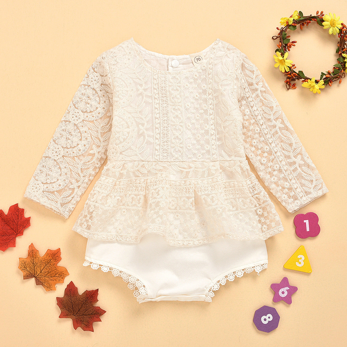 Baby-Overall aus Spitze