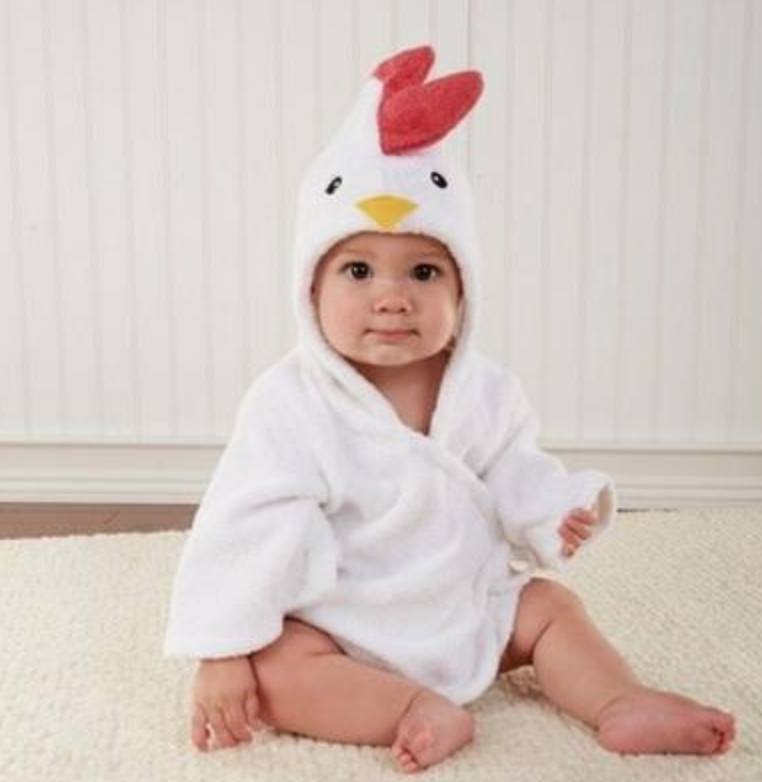 Babybademäntel mit niedlichen Tiermotiven