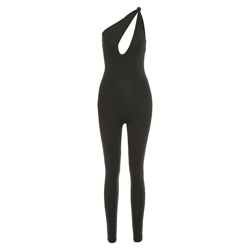 Fashion Tight-Fitting Sleeveless Jumpsuit