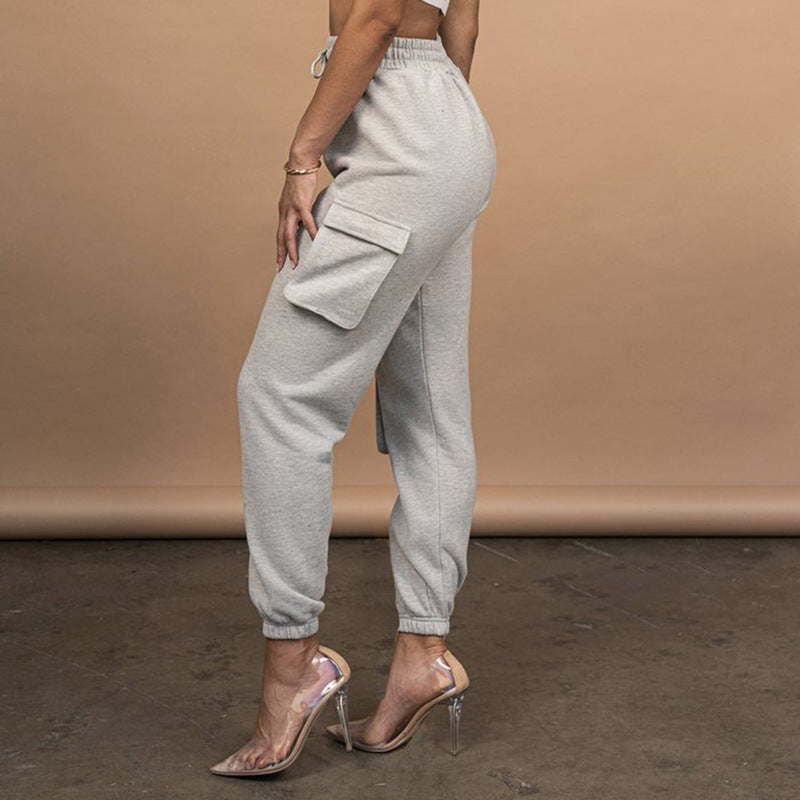 Feminine Cargo Sweatpants