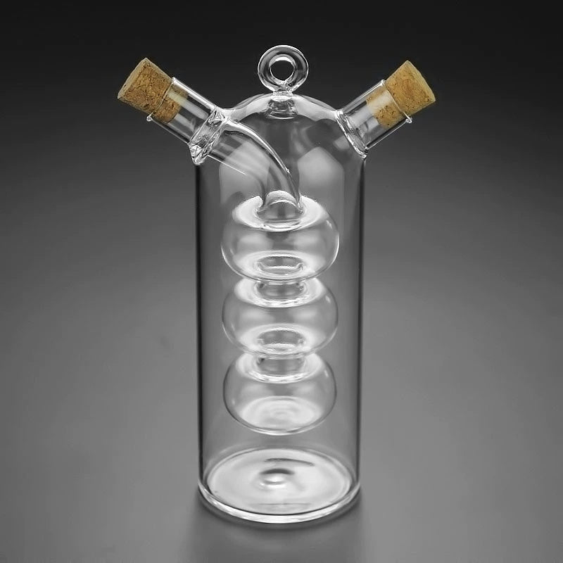 2-In-1 Glass Olive Oil And Vinegar Dispenser Kitchen Supplies