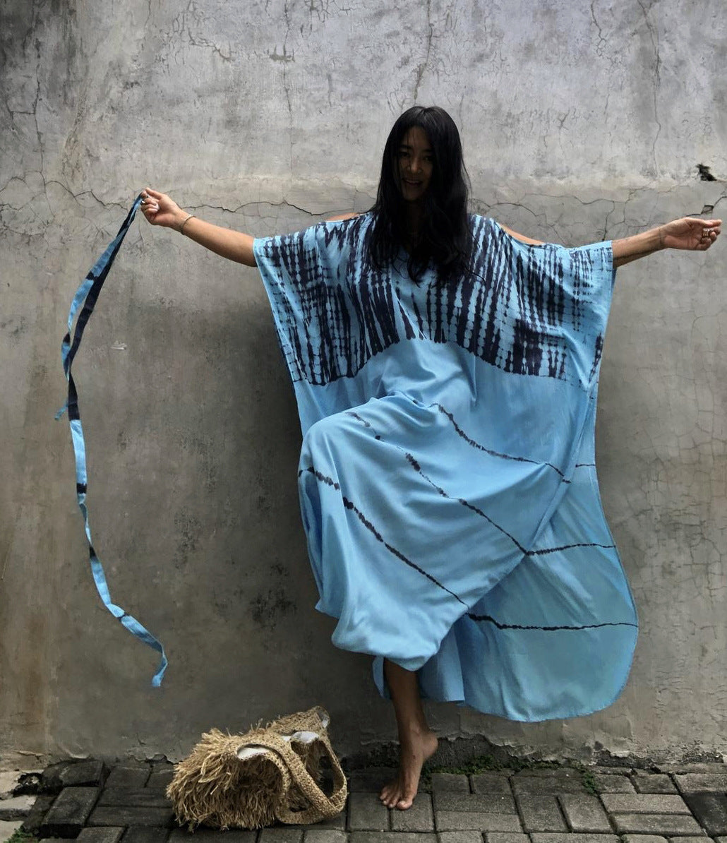 Beach Cover-up Off Shoulder Vacation Dress