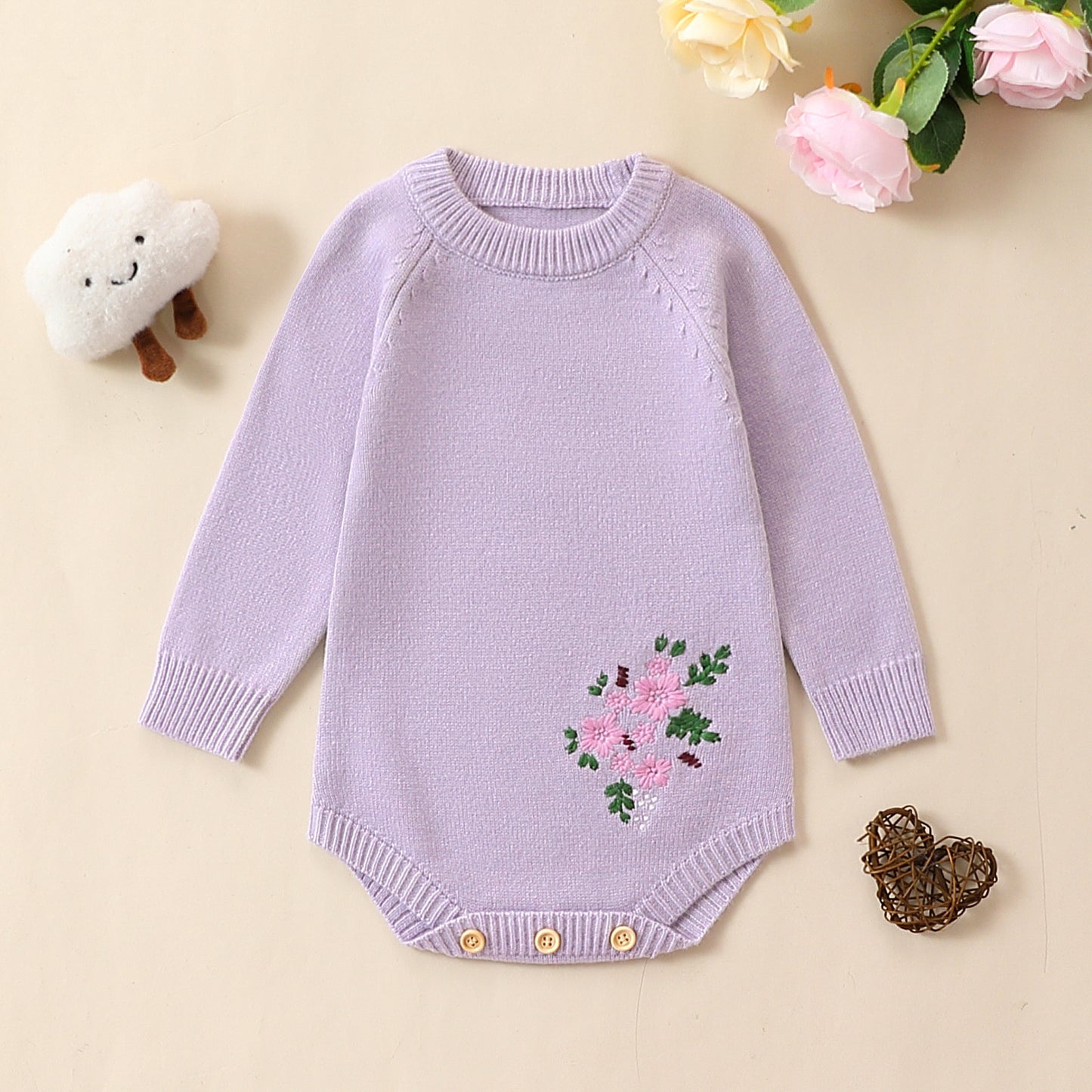 Lavendel Babykleidung