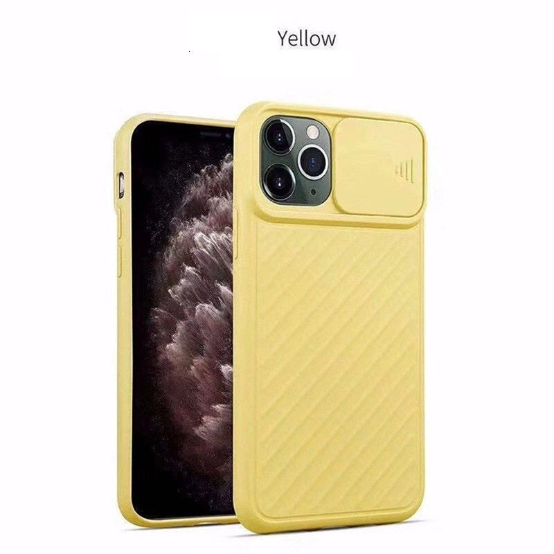 Slide Camera Lens Protector Phone Case