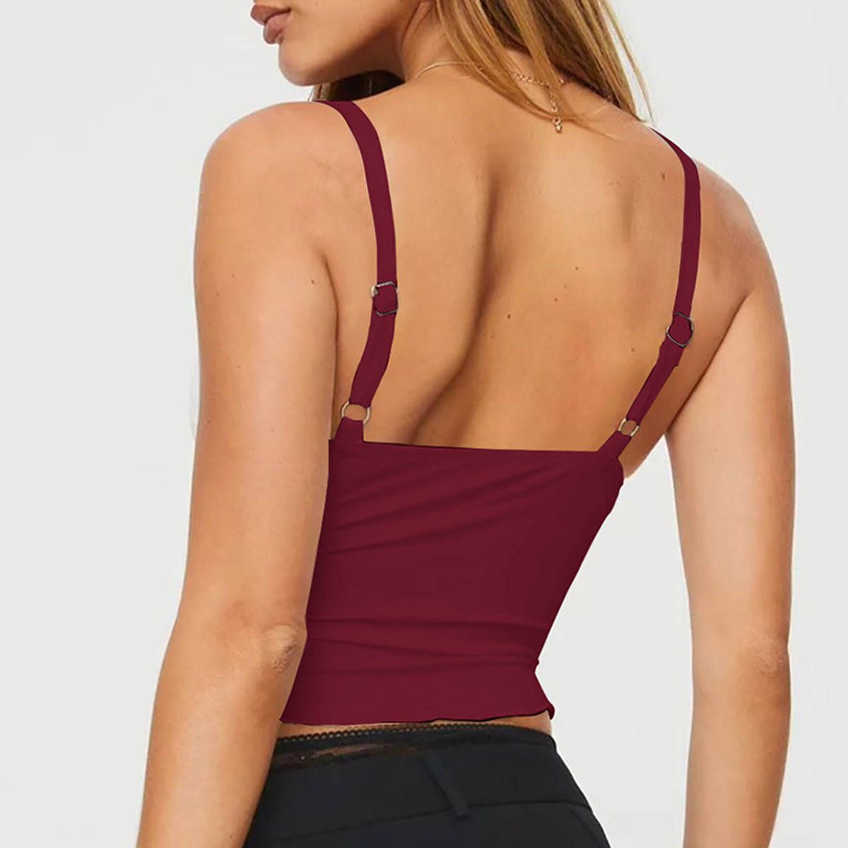 Bow Camisole Backless Edge Bandeau