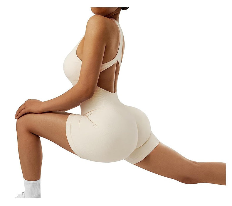 Yoga Jumpsuit Back Hollowed Leisure Sports Jumpsuit