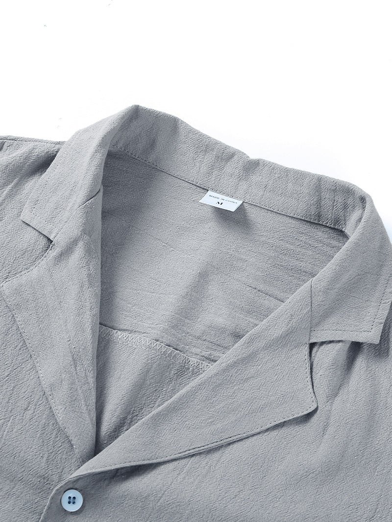 Casual Button Down Shirt Beach Clothing