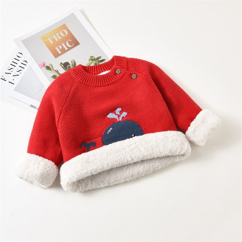 Ropa cálida de peluche para bebé