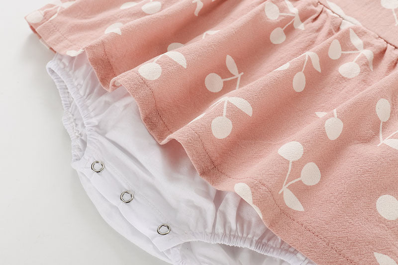 Baby Girl Romper with Hat Sets