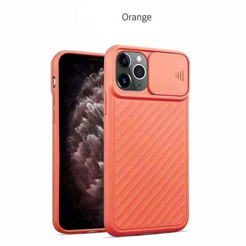 Slide Camera Lens Protector Phone Case
