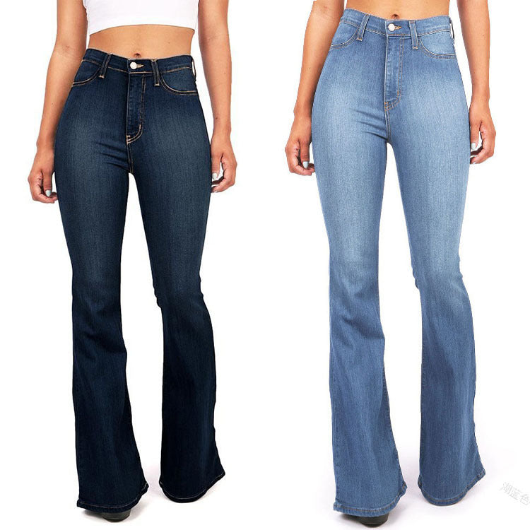 Skinny Jeans Flare Pants