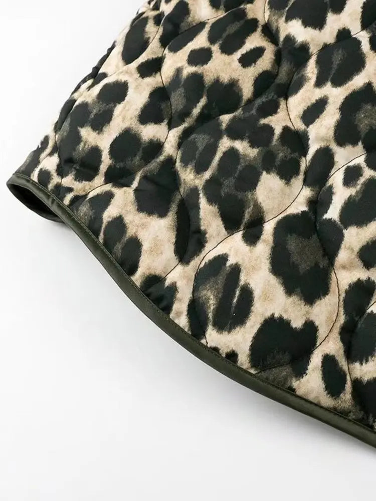 Cardigan Leopard Print Jacket