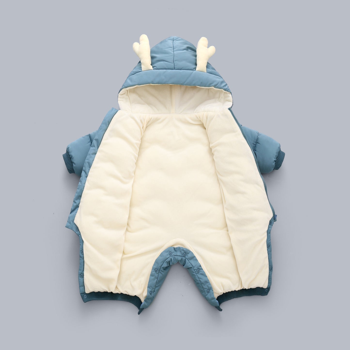 Winter-Schneeanzug für Babys und Kleinkindermantel aus Samt