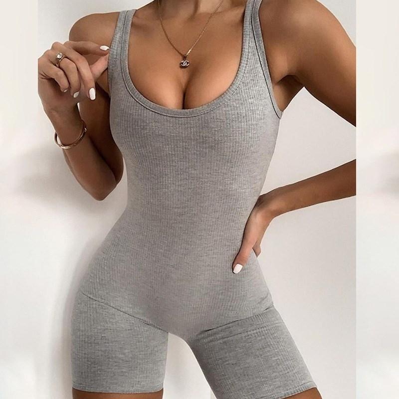 Breathable Short Jumpsuit