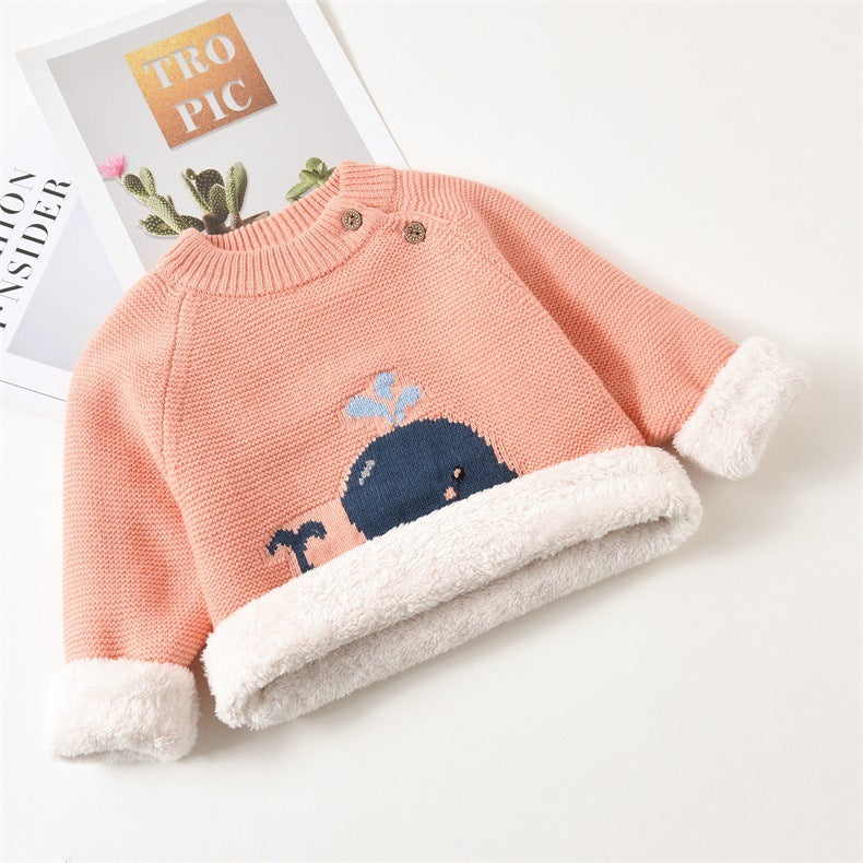 Ropa cálida de peluche para bebé