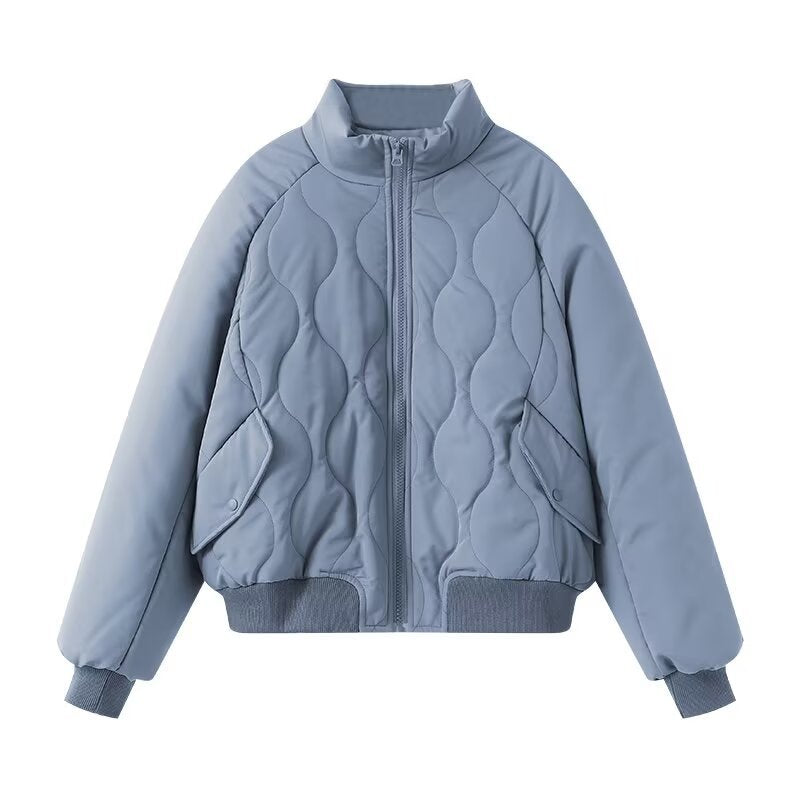 Autumn and winter pilot loose cotton jacket for women