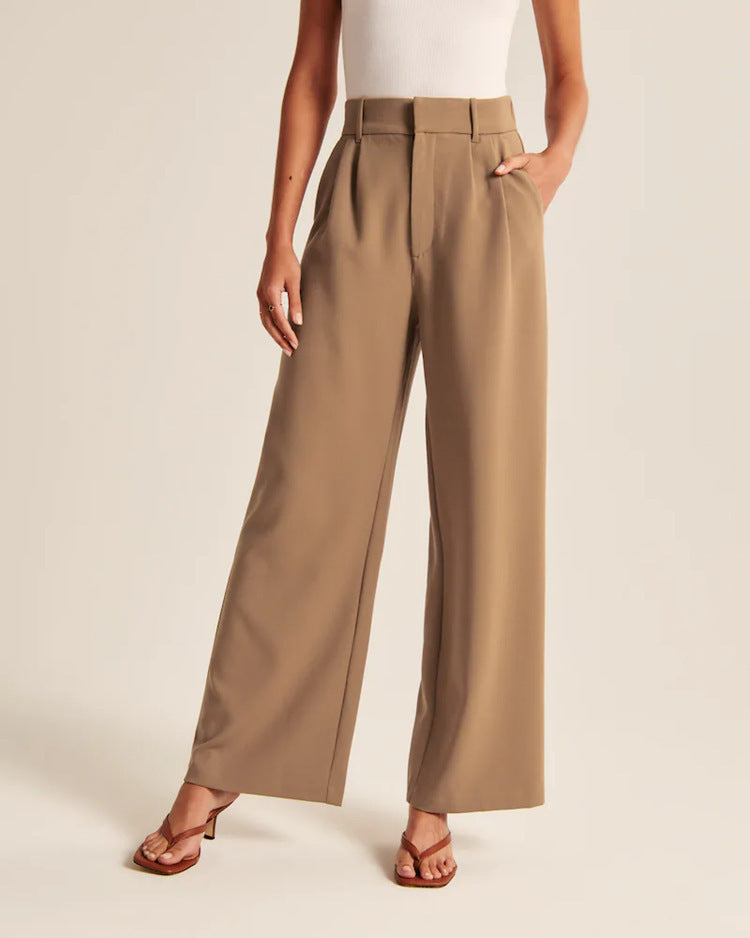 Freizeithose mit hoher Taille