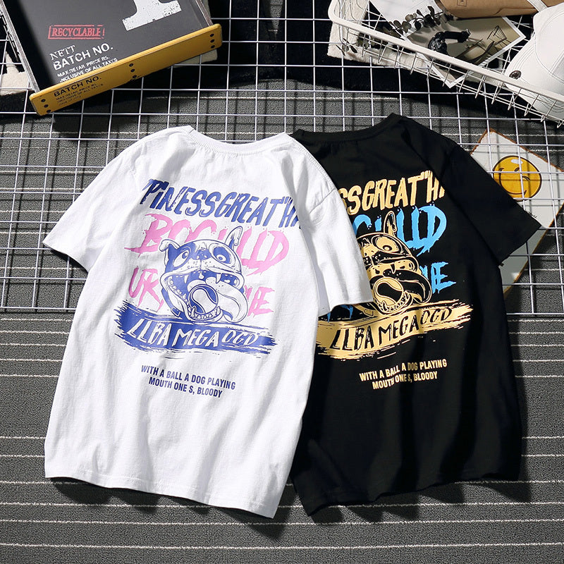 Camiseta con estampado en la espalda para hombre