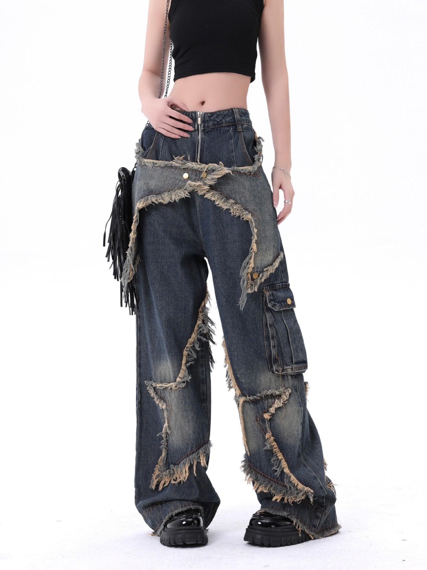 Gerade geschnittene, lässige Jeans von Heavy Industry