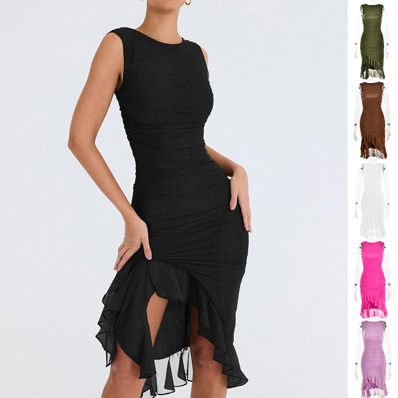 Vestido sin mangas estilo
