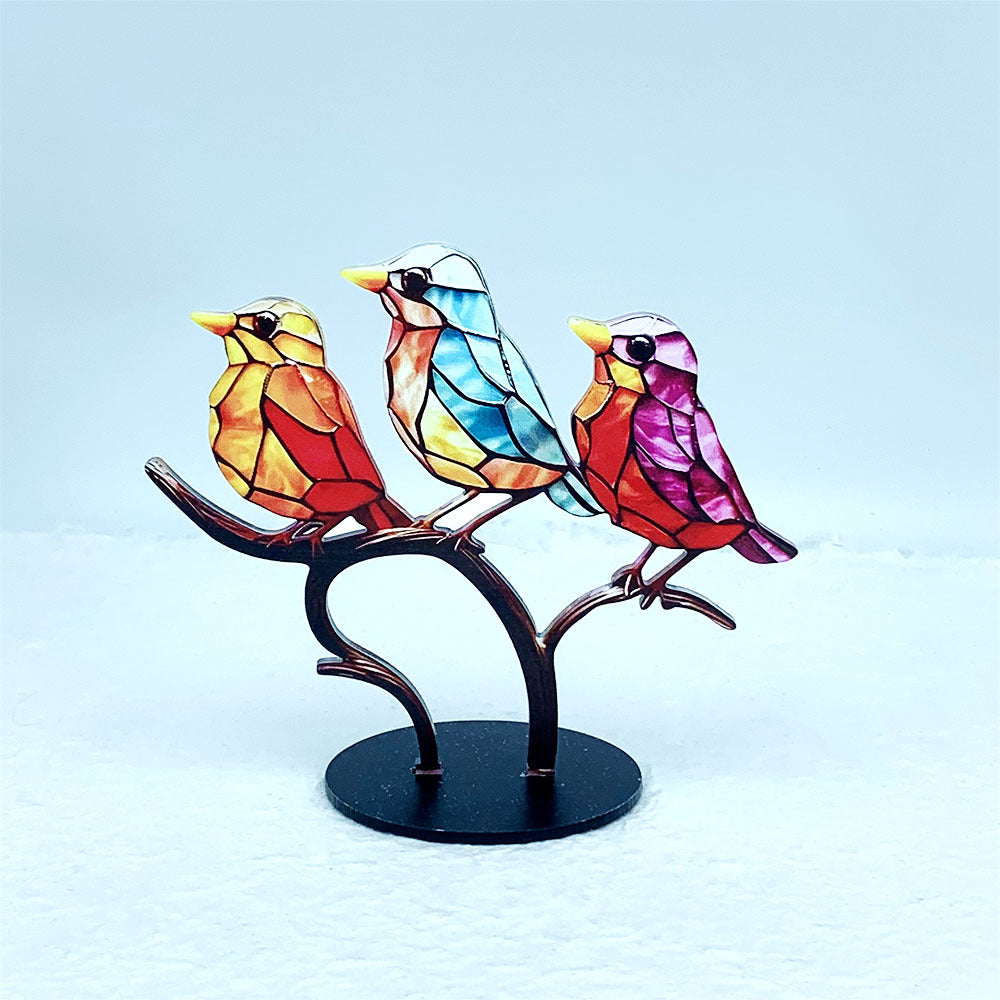 Zibi animal bird ornaments home decoration ornaments flowers bird pendants acrylic home