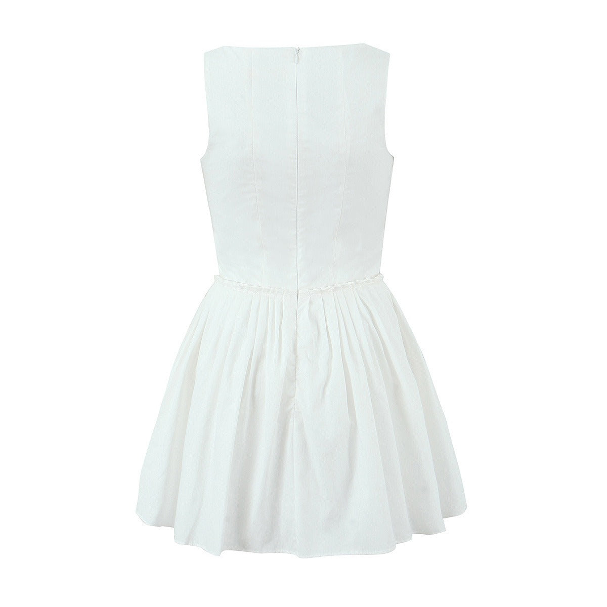 Waist cinching A-line dress