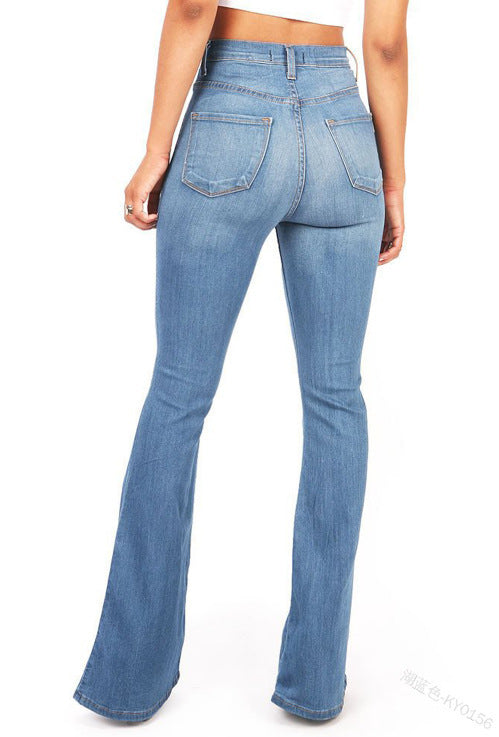 Skinny Jeans Flare Pants
