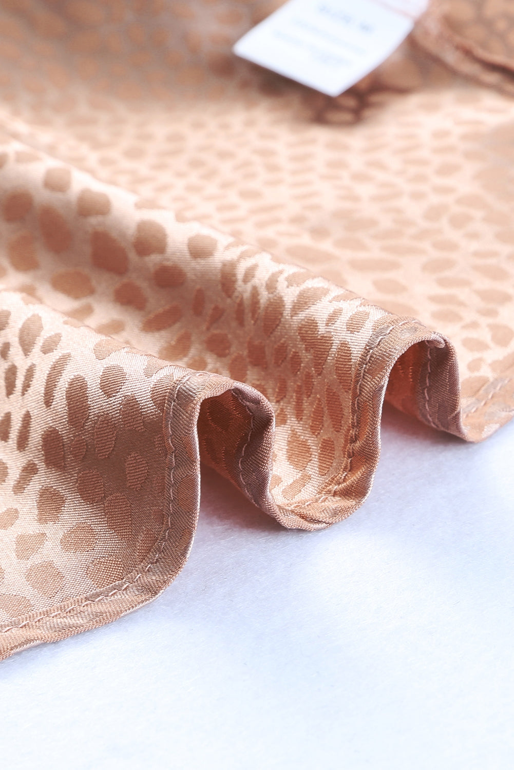 Elegantes, rosa ärmelloses Tanktop mit Leopardenmuster