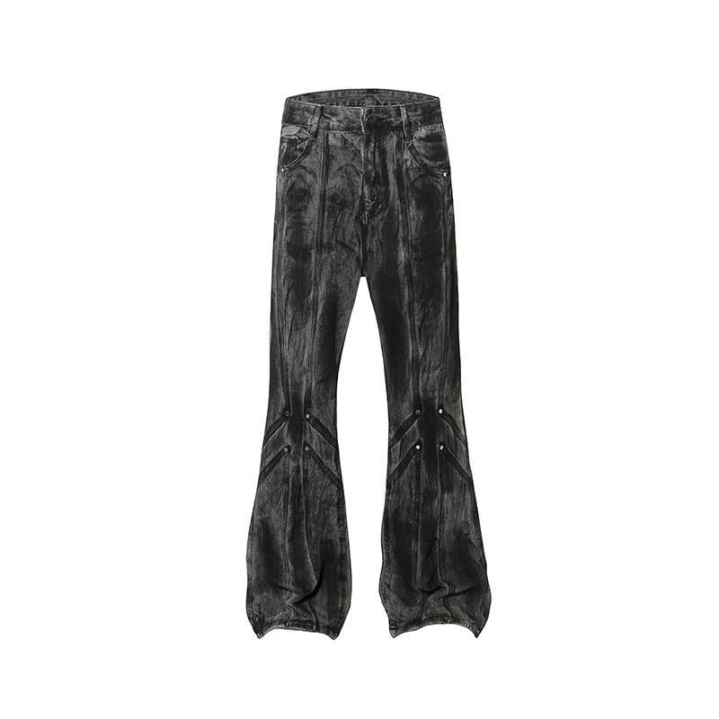 Personalisierte Jeanshose aus Split-Wash-Denim