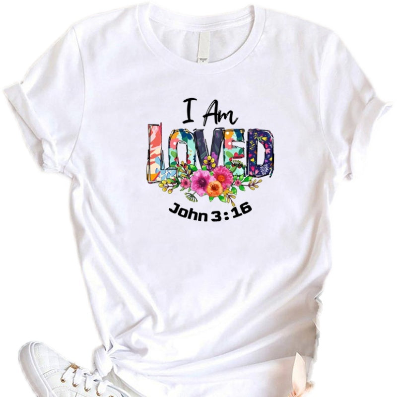 "I AM LOVED" Religious Christian T-shirt