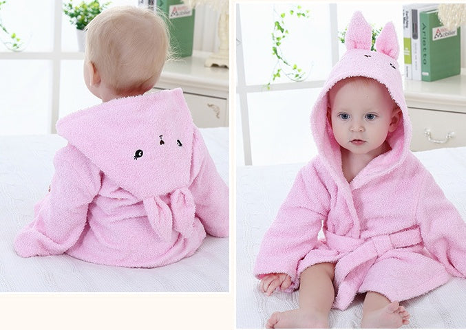 Babybademäntel mit niedlichen Tiermotiven