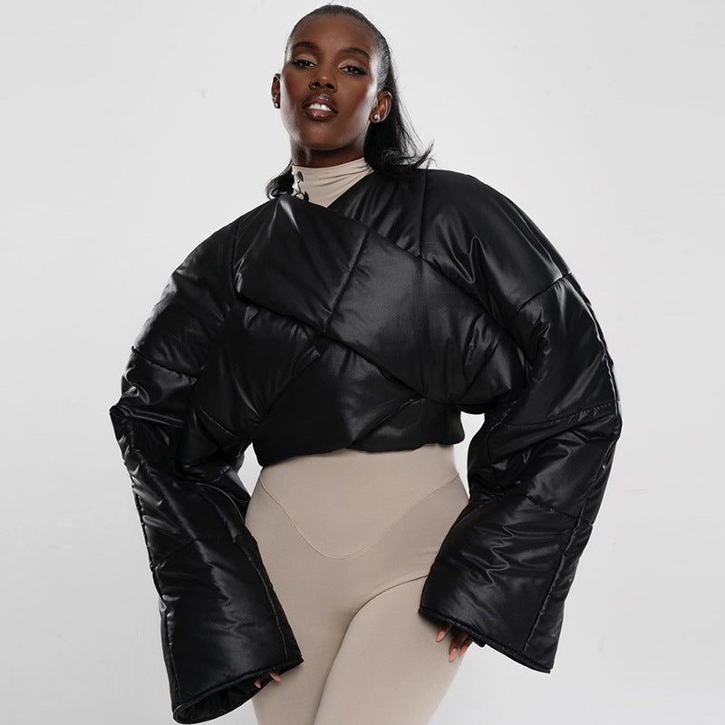 Fashion Street Shooting Thickened Short Jacket