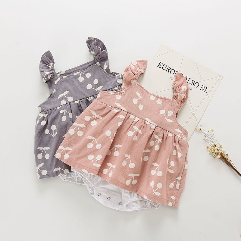 Baby Girl Romper with Hat Sets