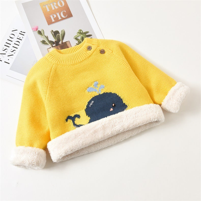 Ropa cálida de peluche para bebé