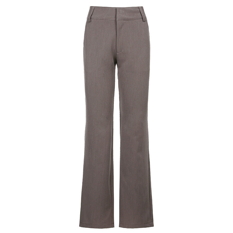 Women's Low Waist Flared Casual Pants