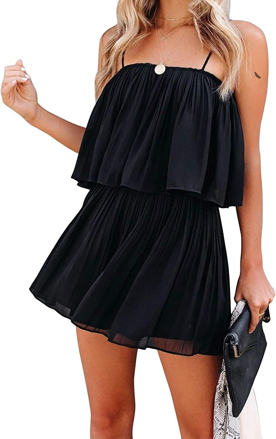 Summer Sleeveless Backless Skirt set