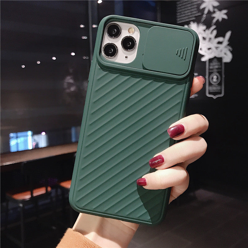Slide Camera Lens Protector Phone Case