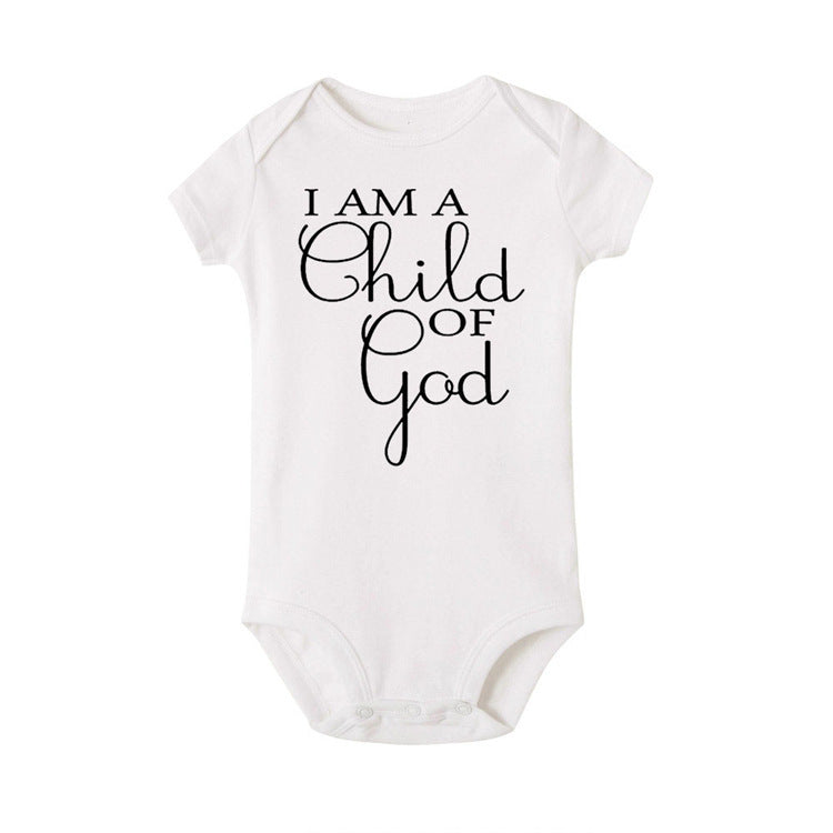 Alphabet Baby Kurzarm Lässiger Baby-Body