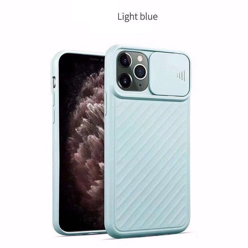 Slide Camera Lens Protector Phone Case
