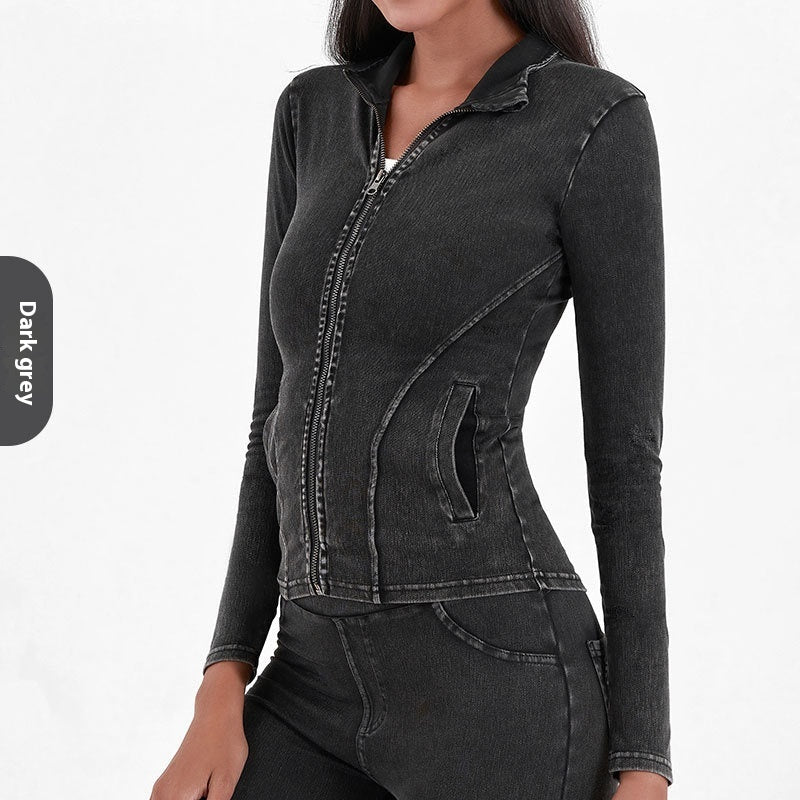 Denim Jacket With Pockets