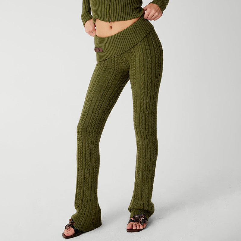 Knitted Trouser & Sweater Suit Women