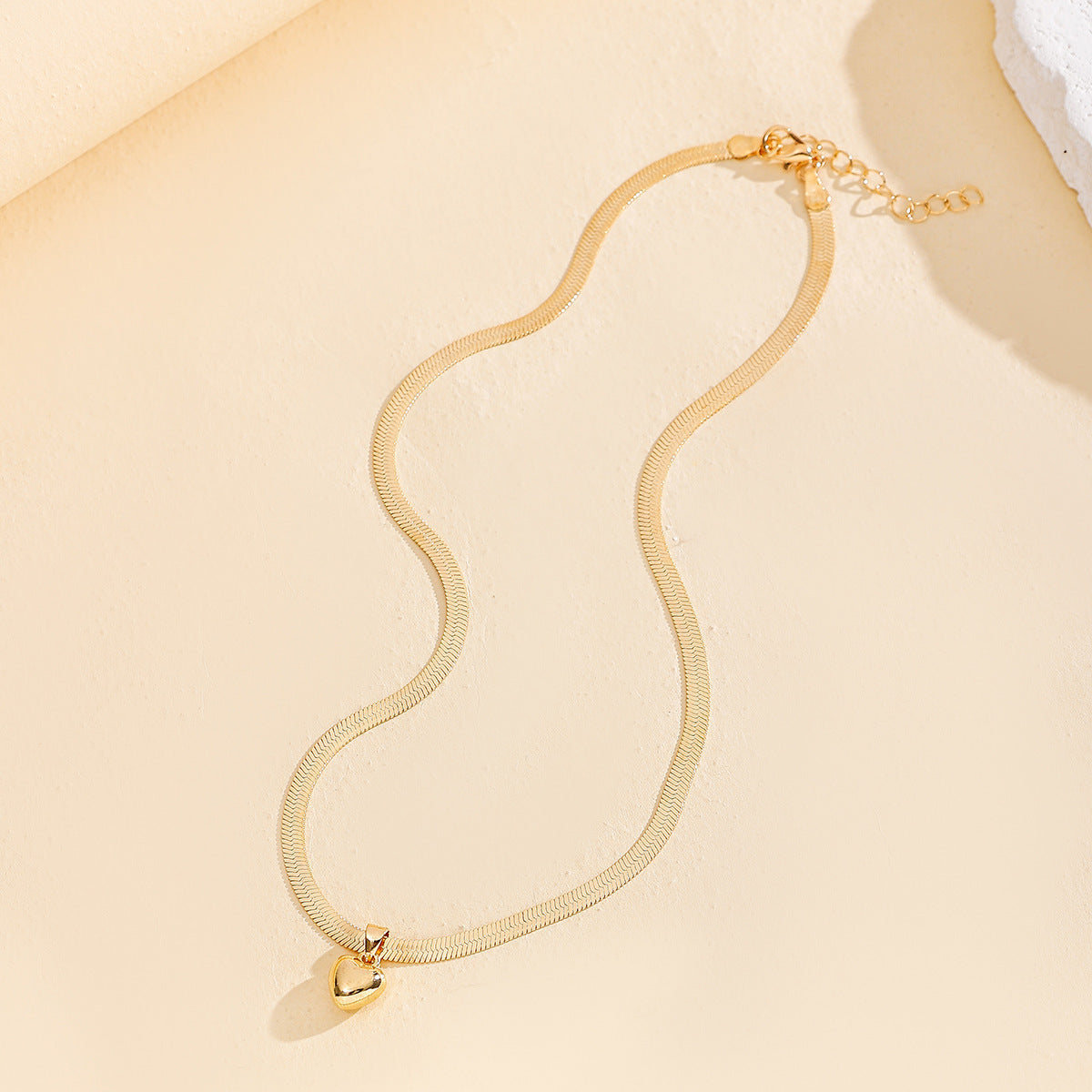 Alloy Heart Chain Love