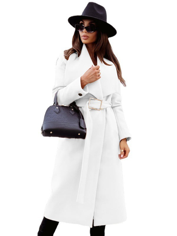 New autumn and winter minimalist woolen jacket